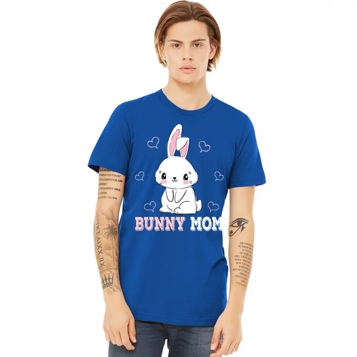 Bunny Mom Easter Cute Bunny Mother Gift Premium T-Shirt