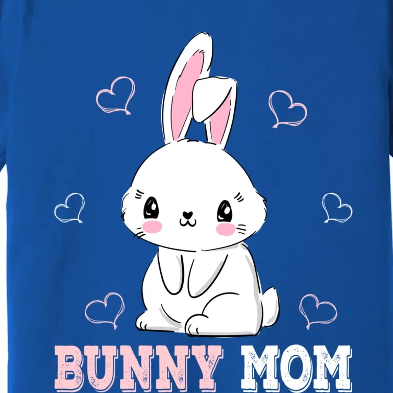 Bunny Mom Easter Cute Bunny Mother Gift Premium T-Shirt