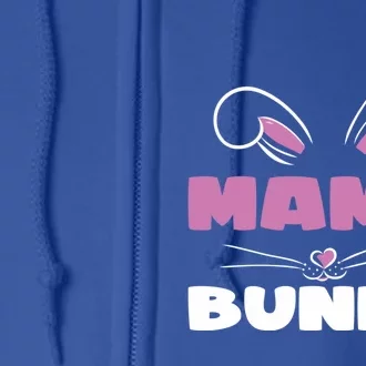 Bunny Mommy Easter Mother Easter Wife Mama Bunny Easter Mom Gift Full Zip Hoodie