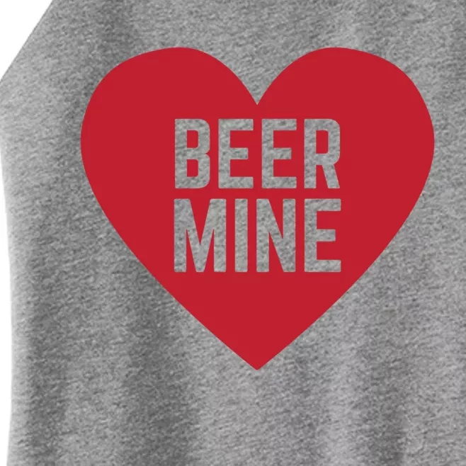 Beer Mine Funny Valentine's Day For Beer Er Funny Gift Women’s Perfect Tri Rocker Tank