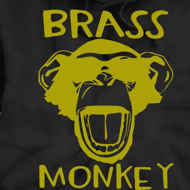 Brass Monkey Funny Music Tie Dye Hoodie