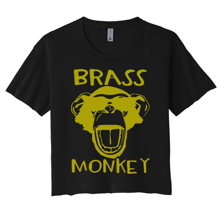 Brass Monkey Funny Music Women's Crop Top Tee