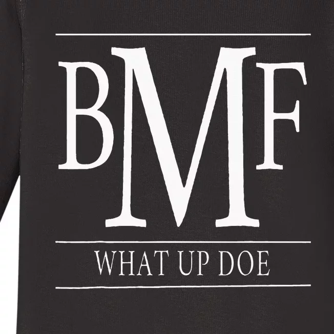 Bmf Mafia Family Meech What Up Doe Detroit St Louis Atlanta Baby Long Sleeve Bodysuit