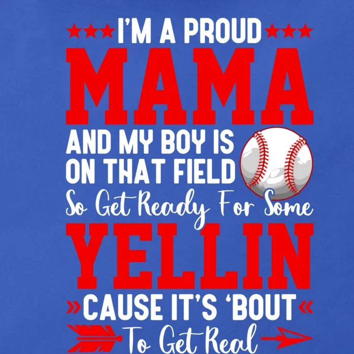 Baseball Mom Funny Mama Baseball Lover Sport Mothers Day Gift Zip Tote Bag