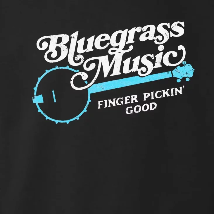 Bluegrass Music Finger Pickin Good Banjo Design Graphic Toddler Hoodie