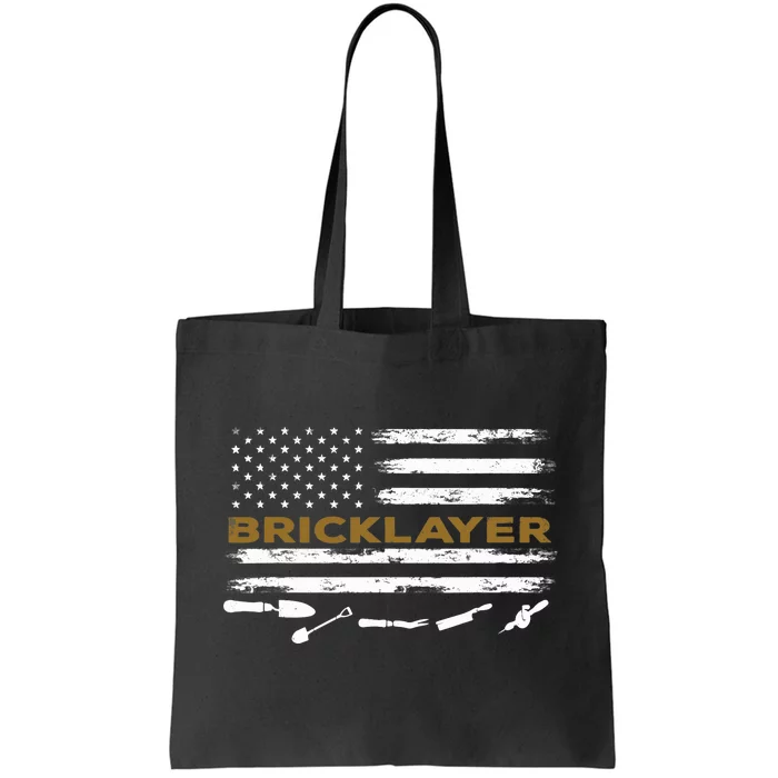 Brick Mason Funny Quote Bricklayer Masonry Construction US Tote Bag