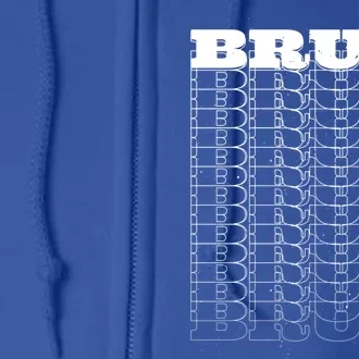 Bruh Meme Funny Saying Brother Brah Bro Dude Teens Gift Full Zip Hoodie