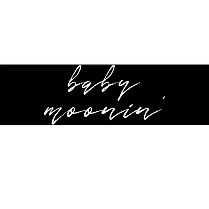 Baby Moon For An Expecting Mother Babymoon Bumper Sticker