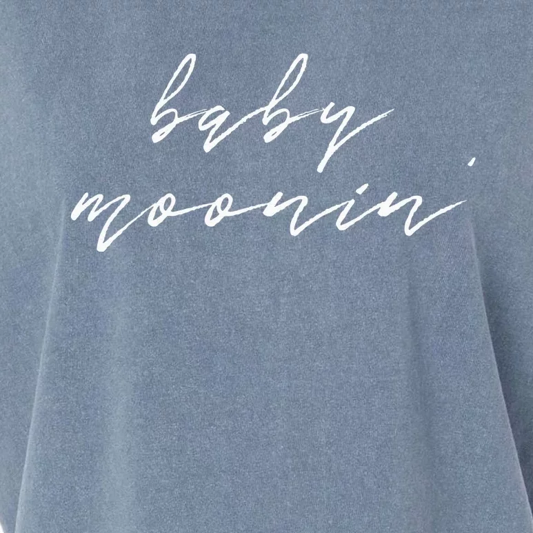 Baby Moon For An Expecting Mother Babymoon Garment-Dyed Women's Muscle Tee