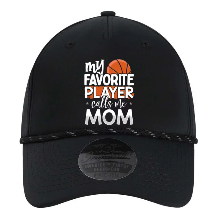 Basketball My Favorite Player Calls Me Mom Gift Performance The Dyno Cap