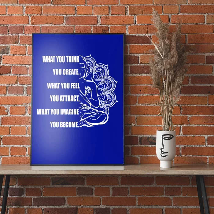 Buddha Meditation Funny Gift Law Of Attraction Gift Poster