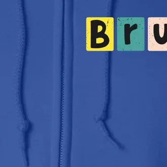 Bruh Meme Funny Saying Brother Jokes Greeting Teens Gift Full Zip Hoodie