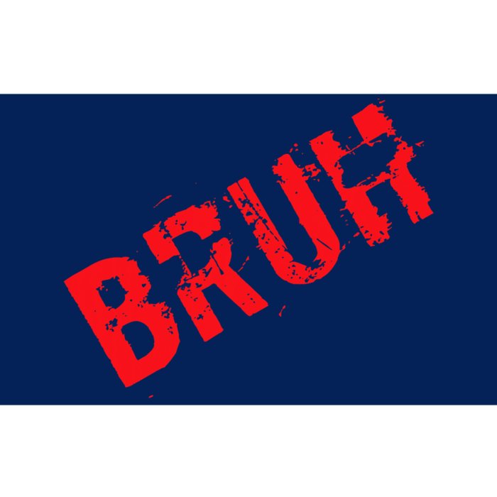 Bruh Meme Funny Saying Brother Greeting Teens Boy Bumper Sticker