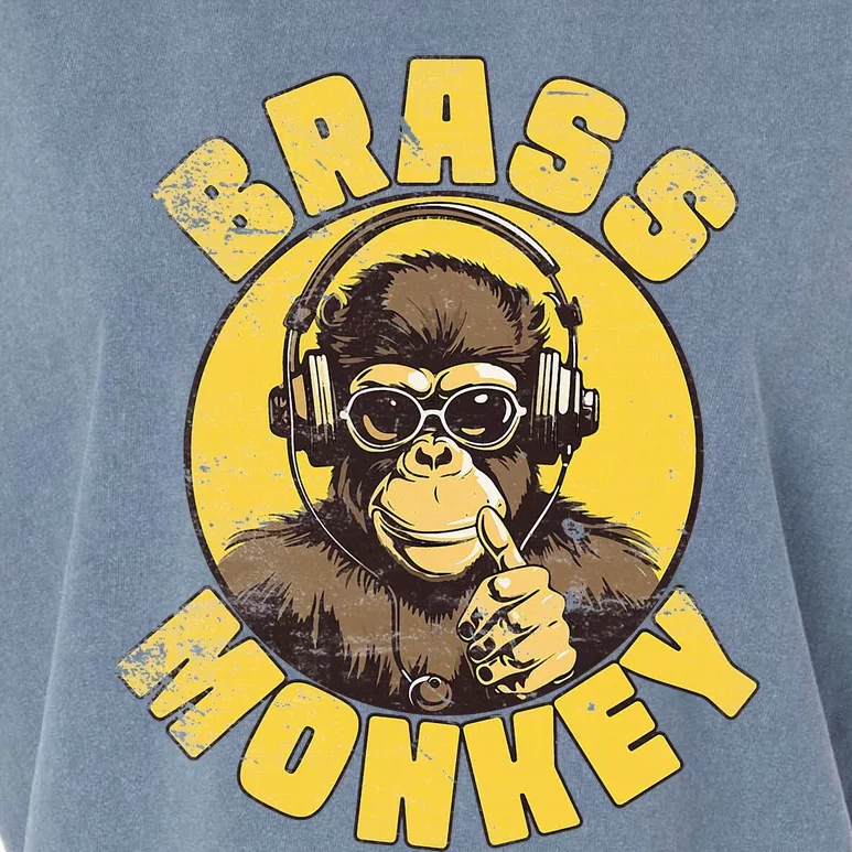 Brass Monkey Funny Cool Music Garment-Dyed Women's Muscle Tee