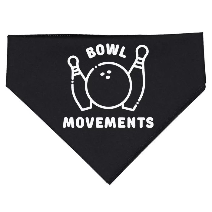 Bowl Movements Funny Bowling Team USA-Made Doggie Bandana