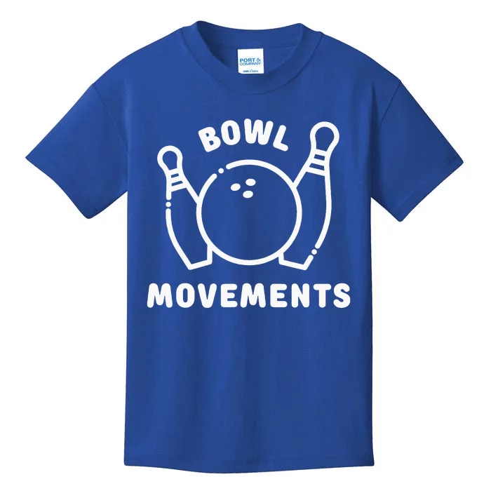 Bowl Movements Funny Bowling Team Kids T-Shirt