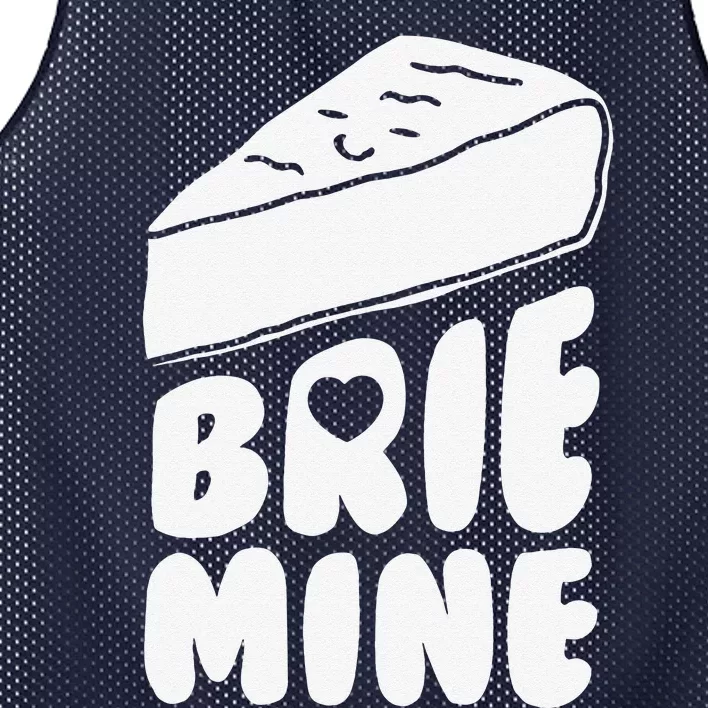 Brie Mine Funny Valentine's Day Mesh Reversible Basketball Jersey Tank