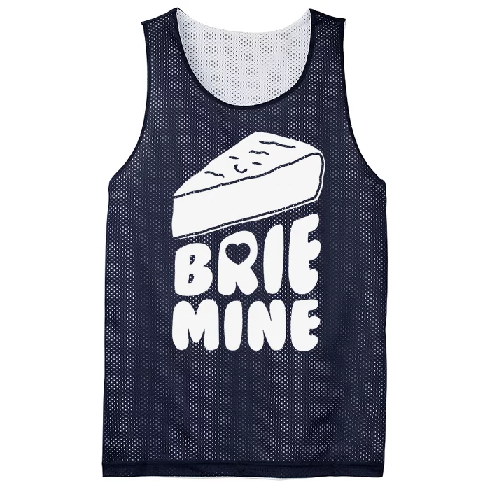 Brie Mine Funny Valentine's Day Mesh Reversible Basketball Jersey Tank