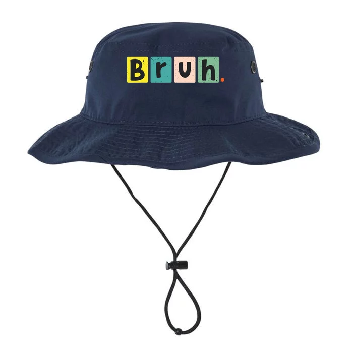 Bruh Meme Funny Saying Brother Greeting Teen Legacy Cool Fit Booney Bucket Hat