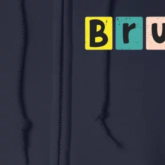 Bruh Meme Funny Saying Brother Greeting Teen Full Zip Hoodie