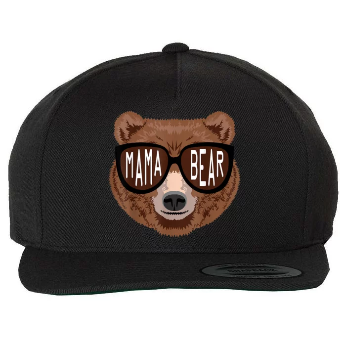 Bear Matching Family Outfits, Funny Mama Bear Wool Snapback Cap