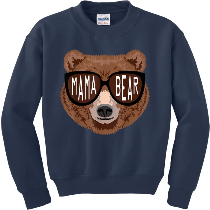 Bear Matching Family Outfits, Funny Mama Bear Kids Sweatshirt