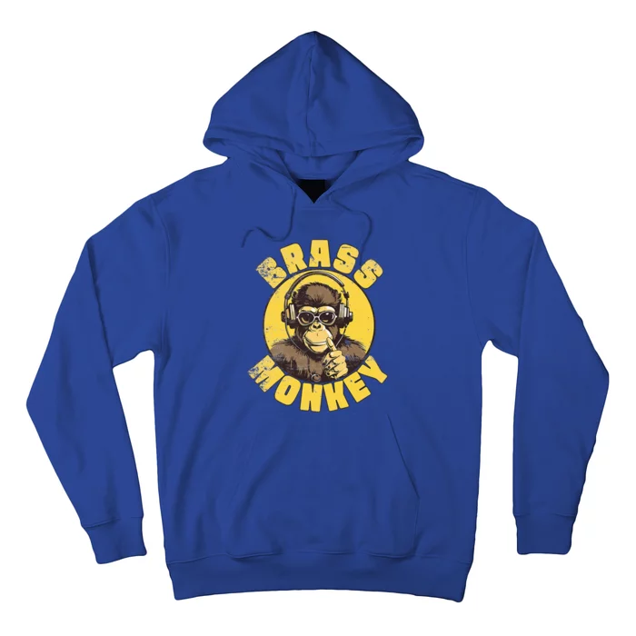 Brass Monkey Funny Cool Music Hoodie