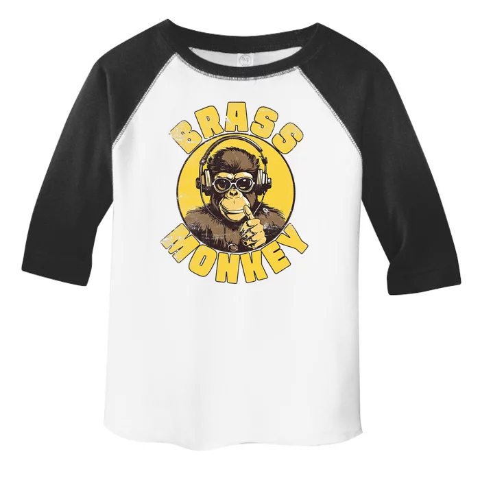 Brass Monkey Funny Cool Music Toddler Fine Jersey T-Shirt