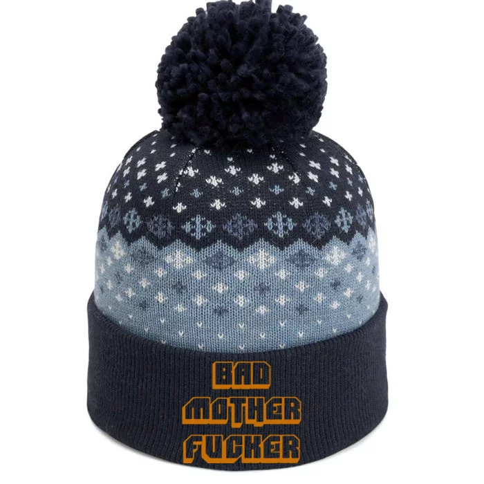 Bad Mother Fucker The Baniff Cuffed Pom Beanie