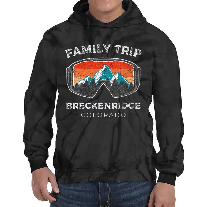 Breckenridge Matching Family Vacation 2021 Tie Dye Hoodie