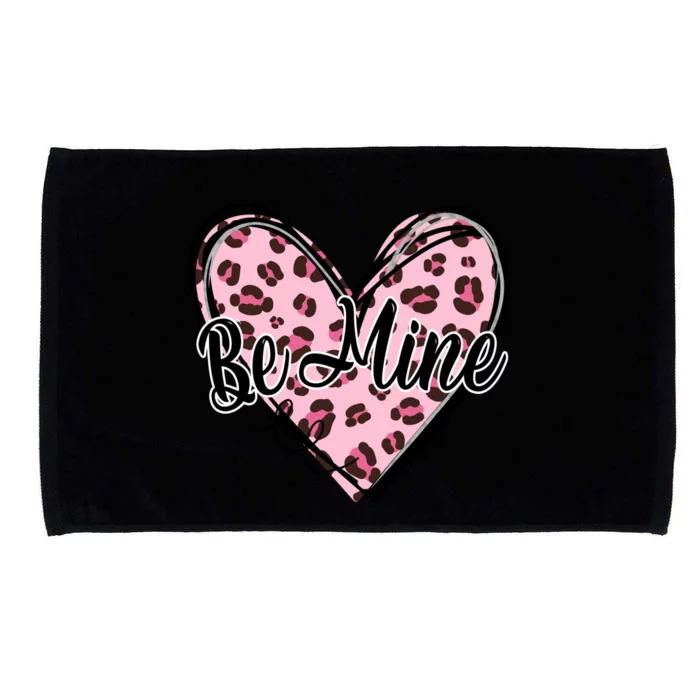 Be Mine Funny Lips Love Big Red Heart Valentines Day Meaningful Gift Microfiber Hand Towel