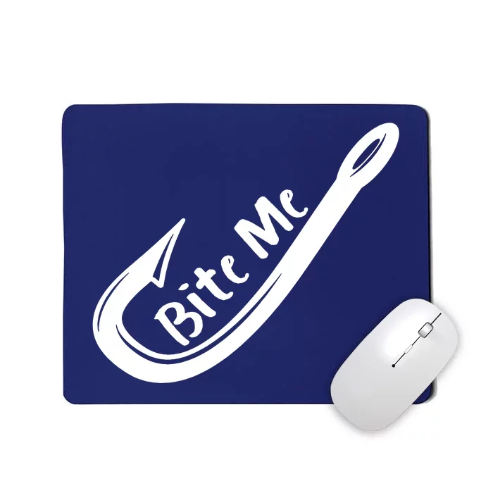 Bite Me Fish Hook Mousepad