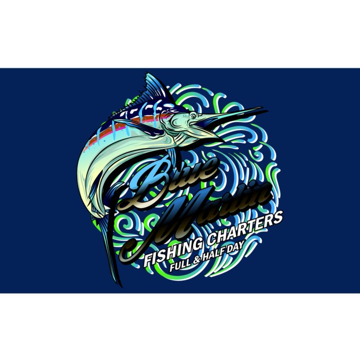 Blue Marlin Fishing Charters Bumper Sticker