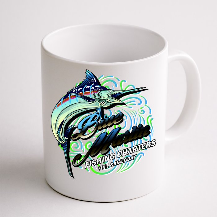 Blue Marlin Fishing Charters Front & Back Coffee Mug