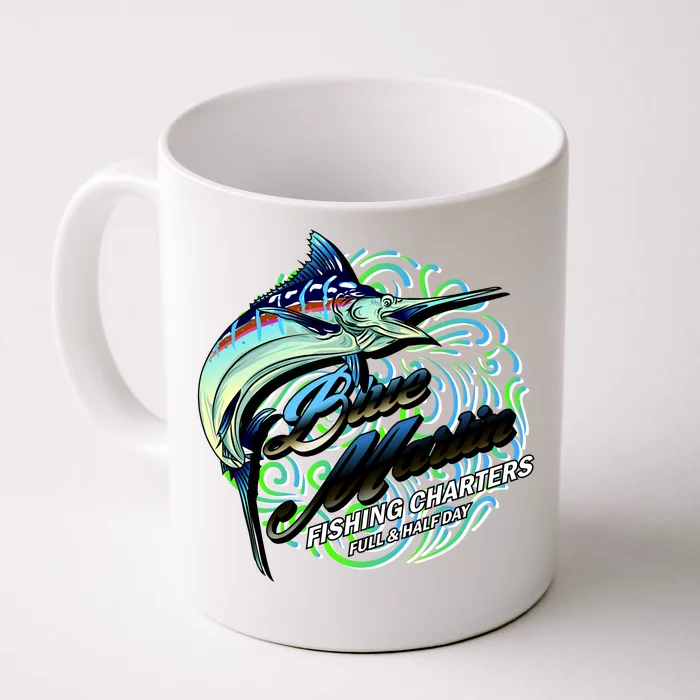 Blue Marlin Fishing Charters Front & Back Coffee Mug