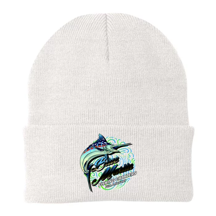 Blue Marlin Fishing Charters Knit Cap Winter Beanie