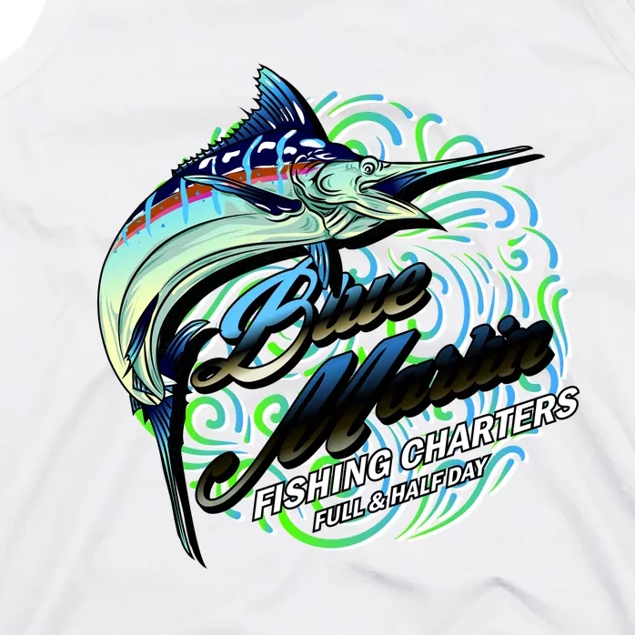 Blue Marlin Fishing Charters Tank Top