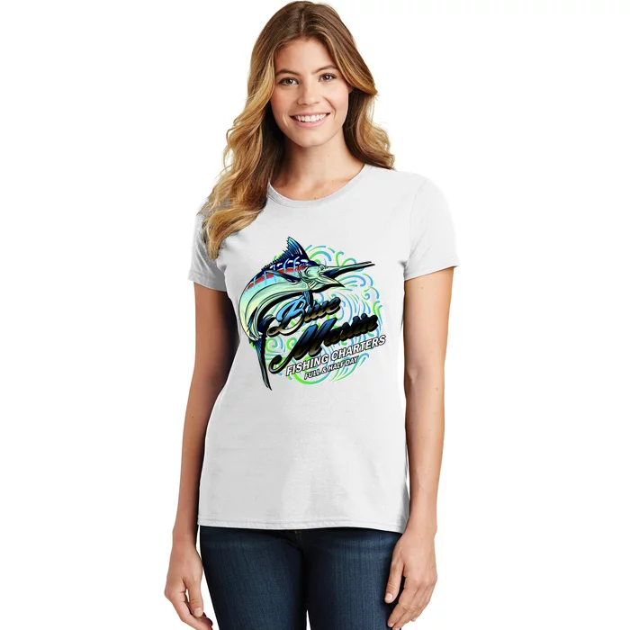 Blue Marlin Fishing Charters Women's T-Shirt