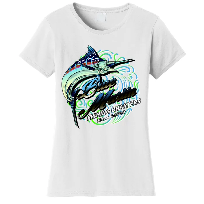 Blue Marlin Fishing Charters Women's T-Shirt