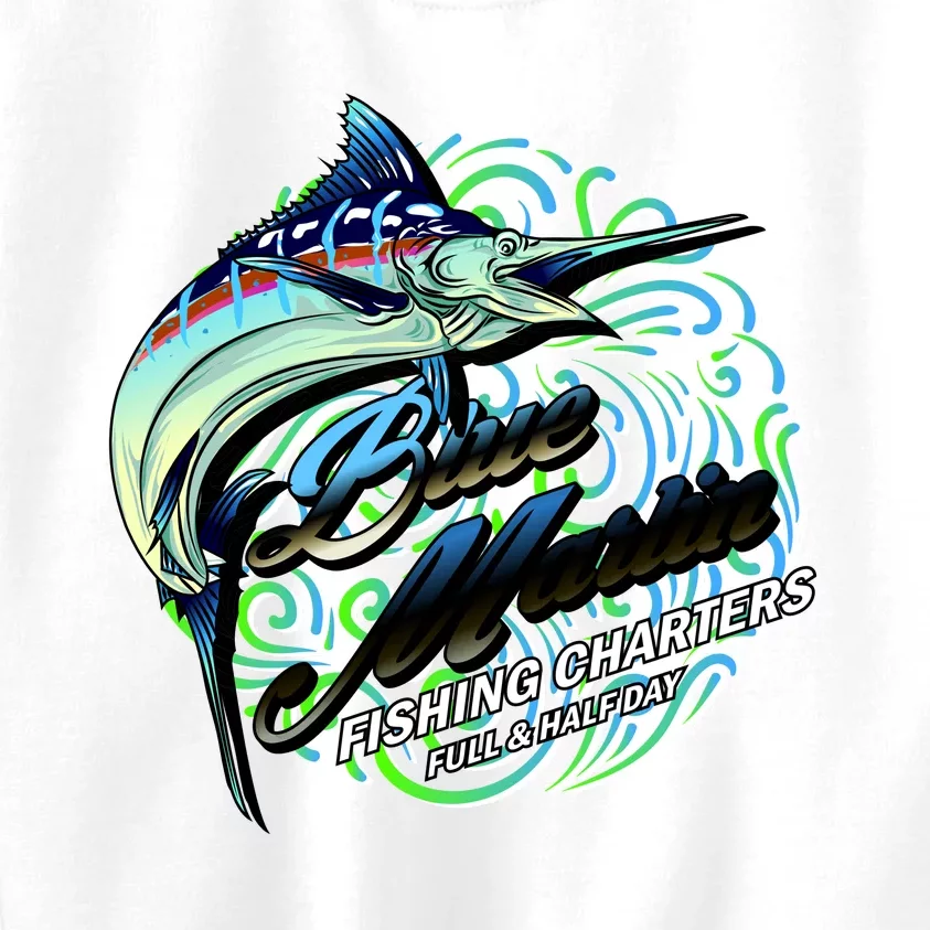 Blue Marlin Fishing Charters Kids Sweatshirt