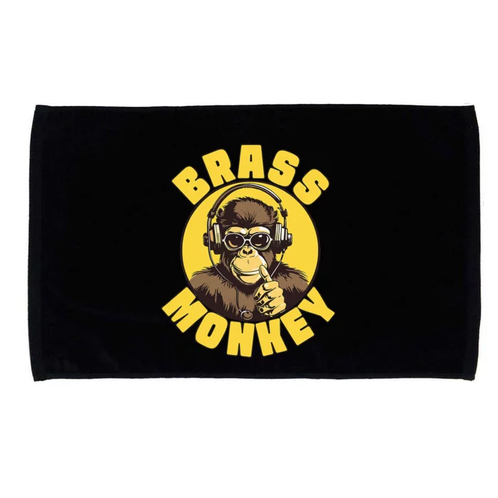 Brass Monkey Funny Cool Music Microfiber Hand Towel