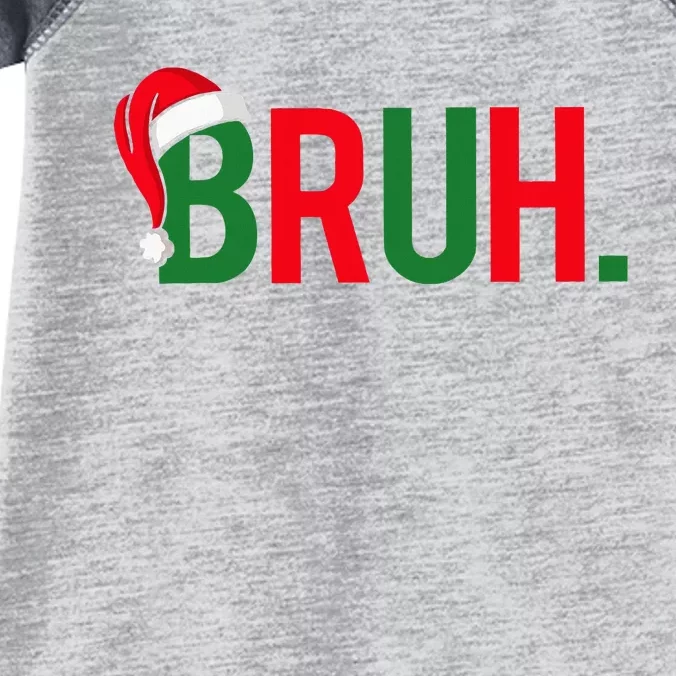 Bruh Meme Funny Saying Bro Greeting Ns Christmas Infant Baby Jersey Bodysuit