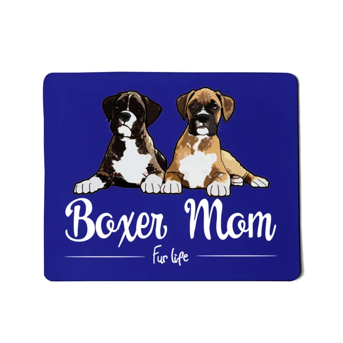 Boxer Mom Fur Life Design Mousepad