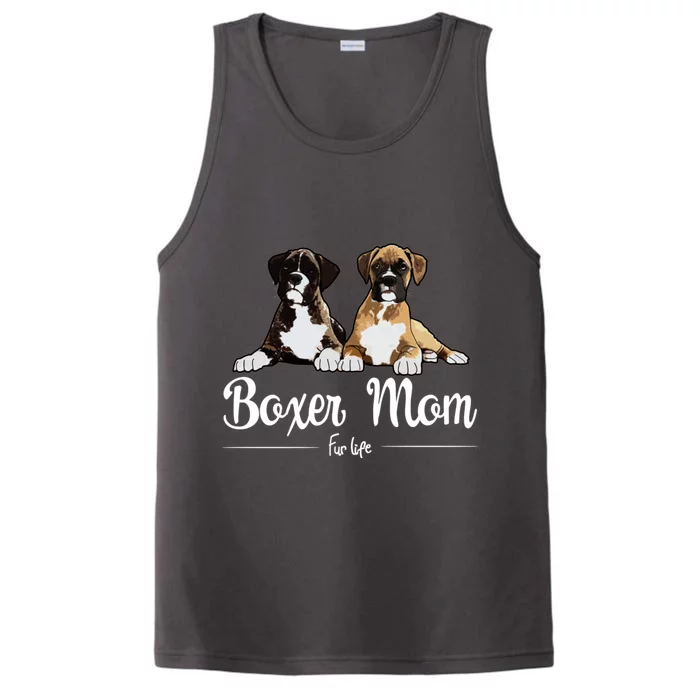 Boxer Mom Fur Life Design Performance Tank