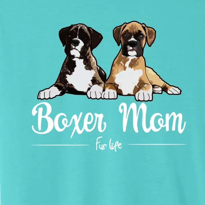 Boxer Mom Fur Life Design ChromaSoft Performance T-Shirt