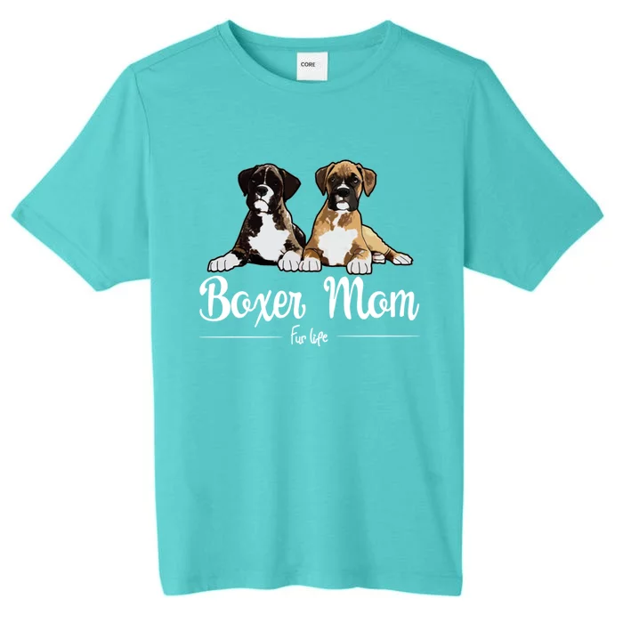 Boxer Mom Fur Life Design ChromaSoft Performance T-Shirt