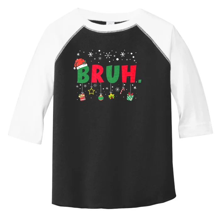 Bruh Meme Funny Saying Bro Greeting Toddler Fine Jersey T-Shirt