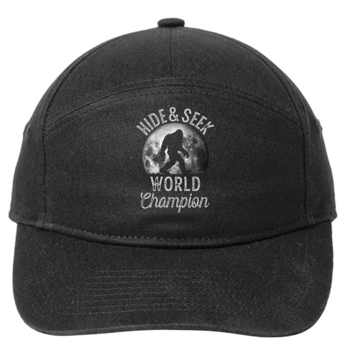 Bigfoot Moon Fantasy Hide And Seek World Champion Sasquatch 7-Panel Snapback Hat