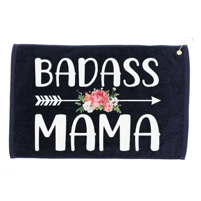 Badass Mama For Mom Women Mother's Day Grommeted Golf Towel