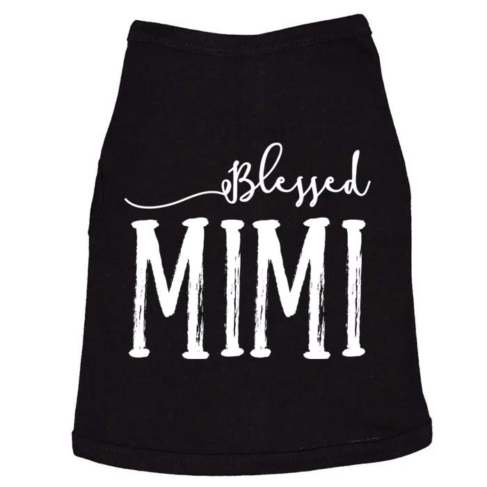 Blessed Mimi For Grandma Women Christmas MotherS Day Doggie Tank